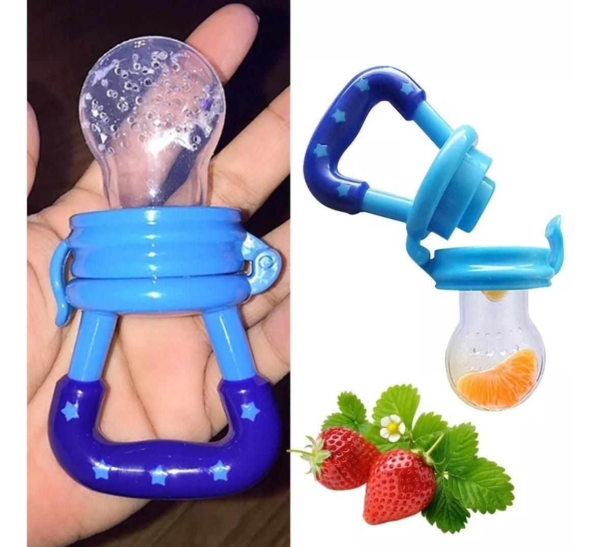 Food Pacifier + Feeder Spoon | Feeding Safe Fruit Feeder