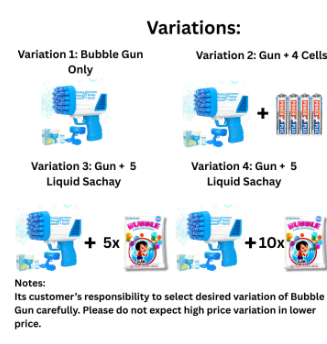 Bazooka Bubble Gun Toy
