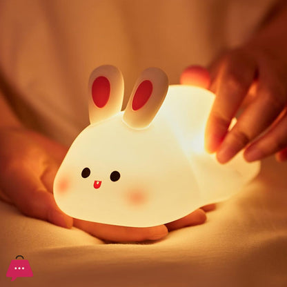 Silicone Rabbit Lamp With Touch Sensor